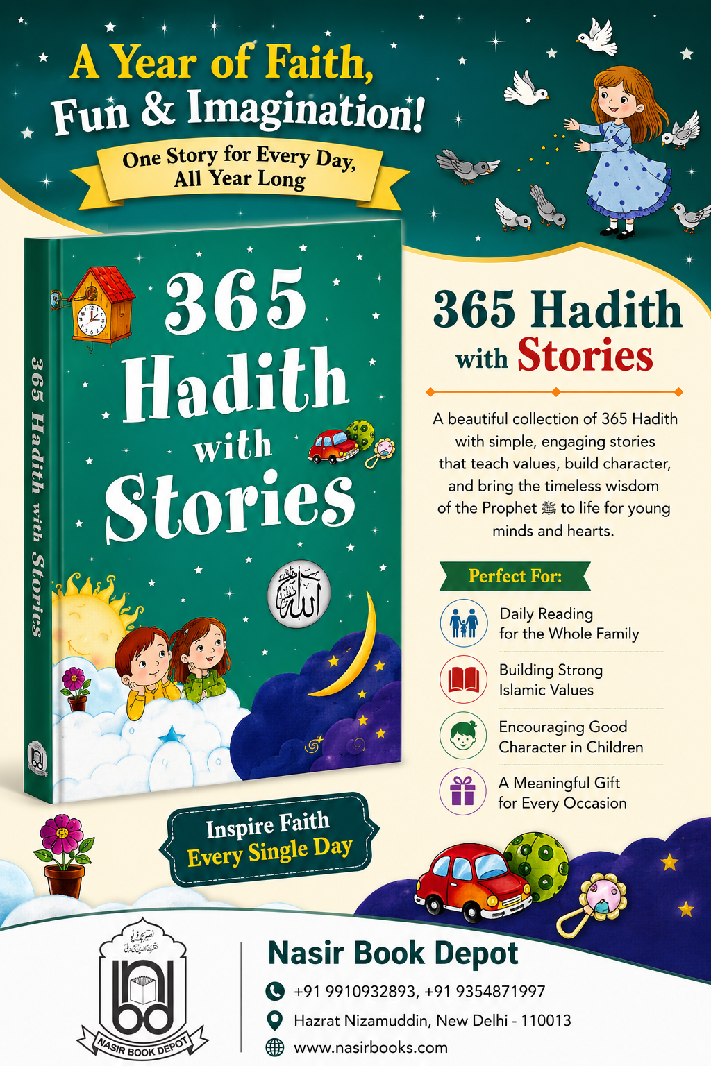 365 Hadith with Stories